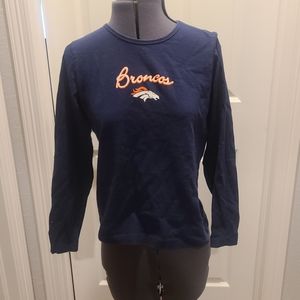 Broncos long sleeve top Size S